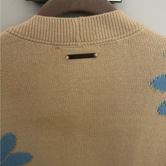 Peace Love World Beige Knit Cardigan - Picture 4 of 5